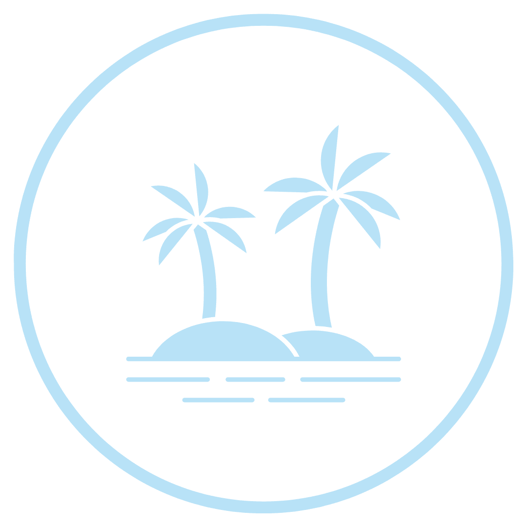 Icon highlighting Southwest Florida’s world-class beaches and coastal destinations