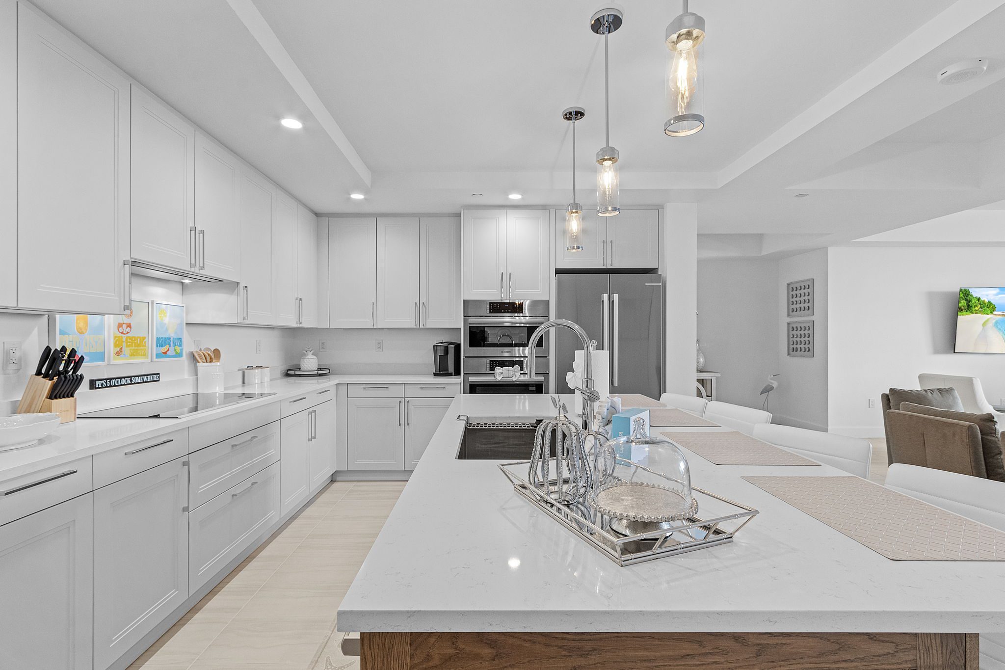 A Perfect Waterfront Home Kitchen Ready for it's next buyer in SWFL